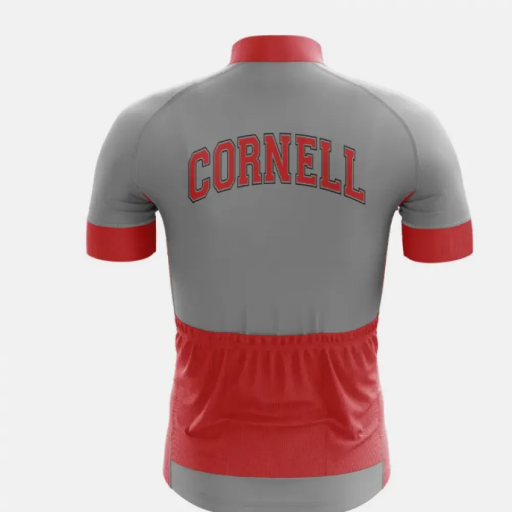 Cornell Cycling Jersey Zipper Red/Black