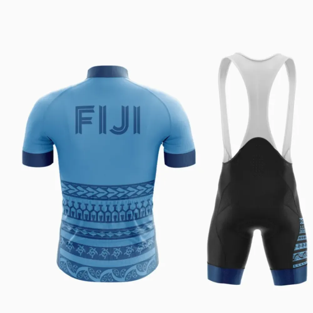 Fiji Cycling Shorts & Shirt Blue/Black