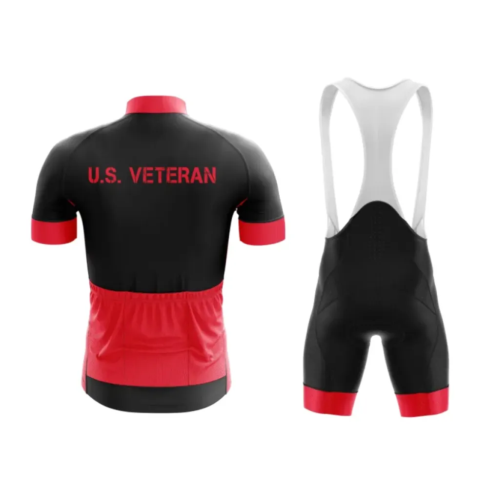 USA Veteran Bike Outfit Black/Red