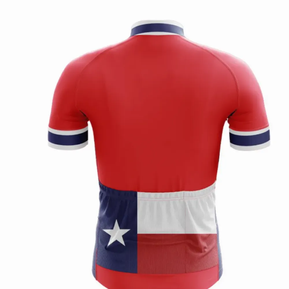 Made In Texas Cycling Jersey Red/Blue/White