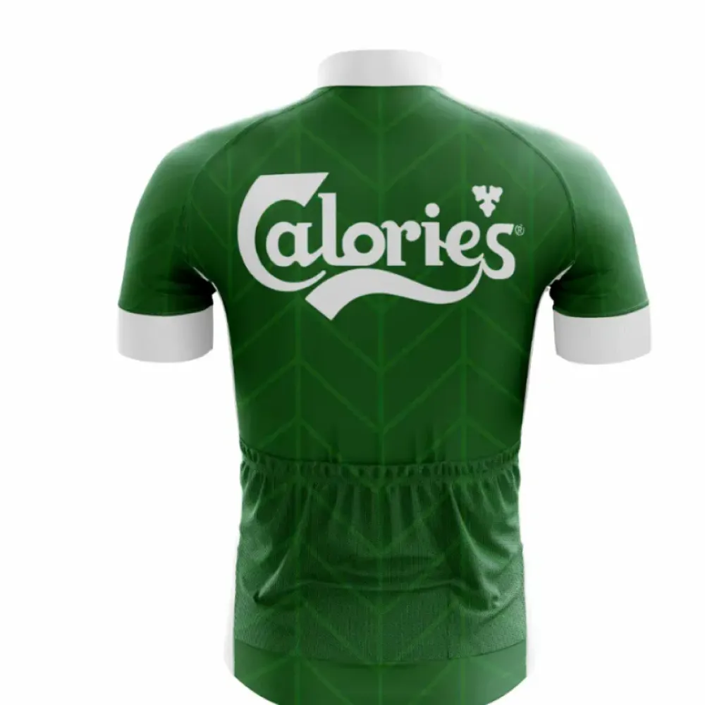 Calories Cycling Jersey Green/White