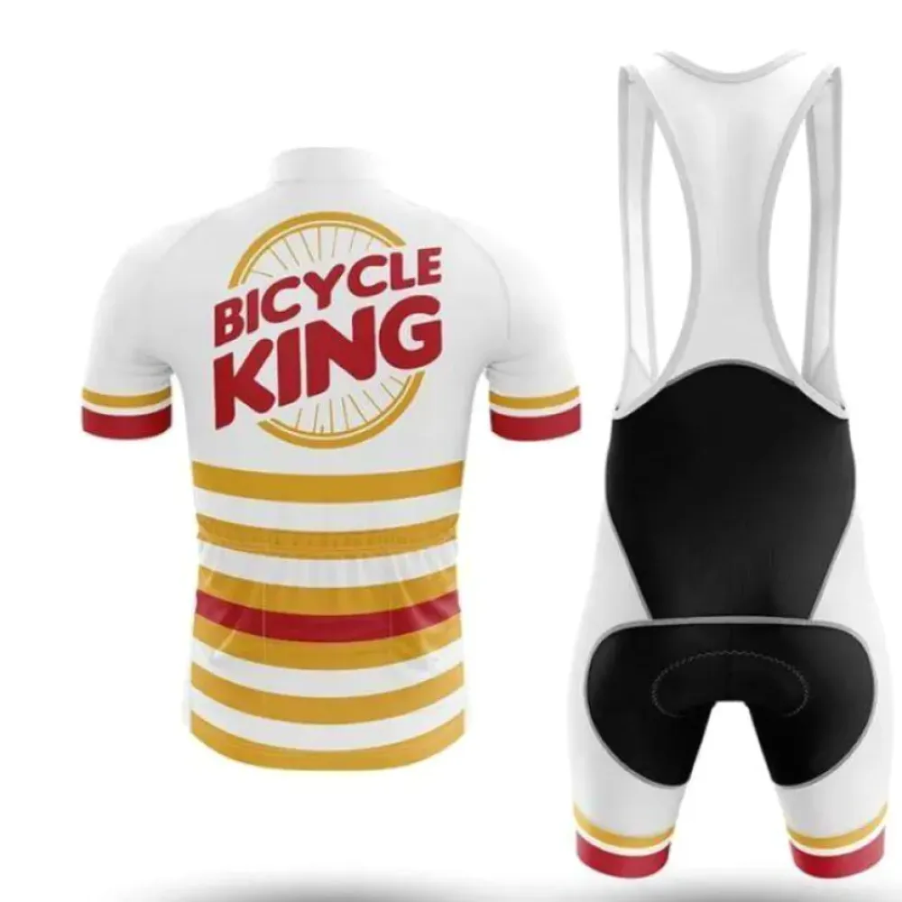 Bicycle King Cycling Set White/Gold/Red