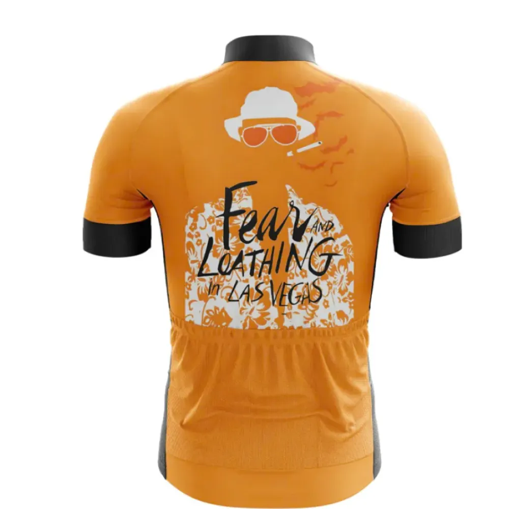 Fear and Loathing Cycling Jersey Orange/Black