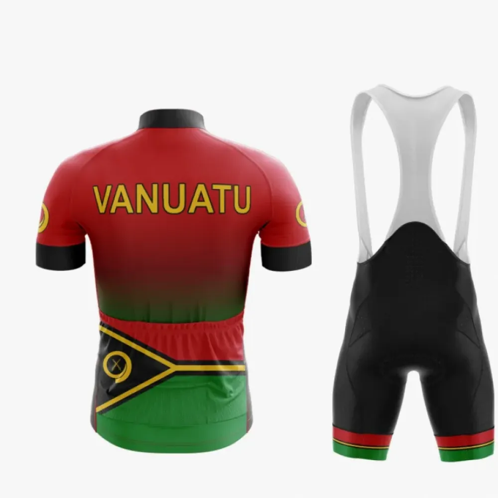 Vanuatu Cycling Kit Red/Green/Black