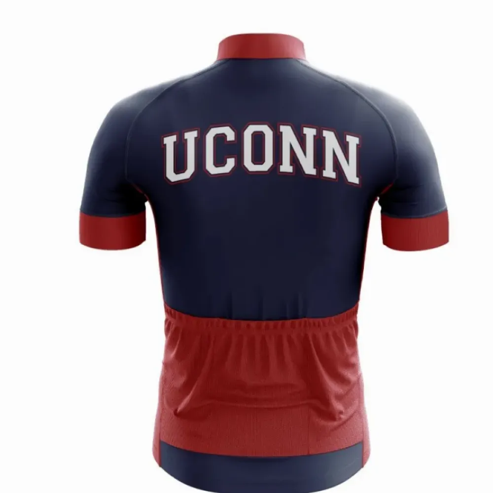 UCONN Cycling Jersey Navy/Red