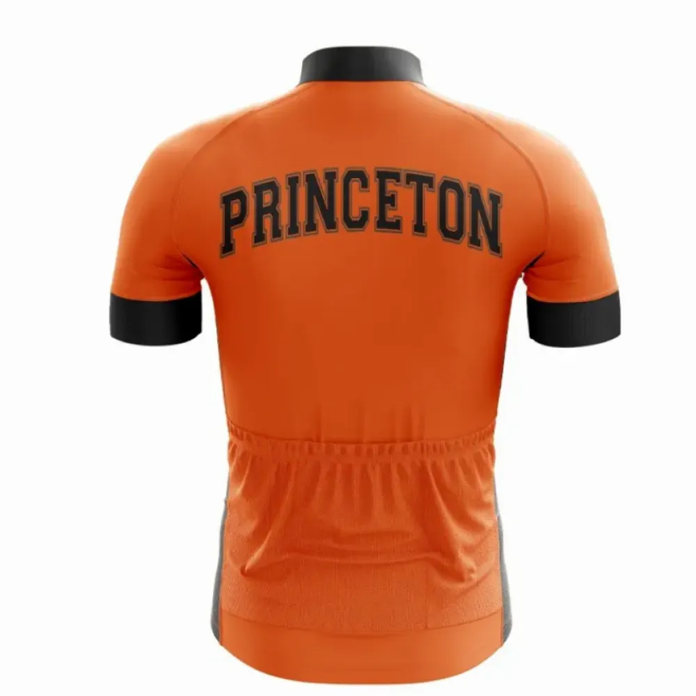 Princeton Cycling Jersey - Stylish Orange Accents / Black
