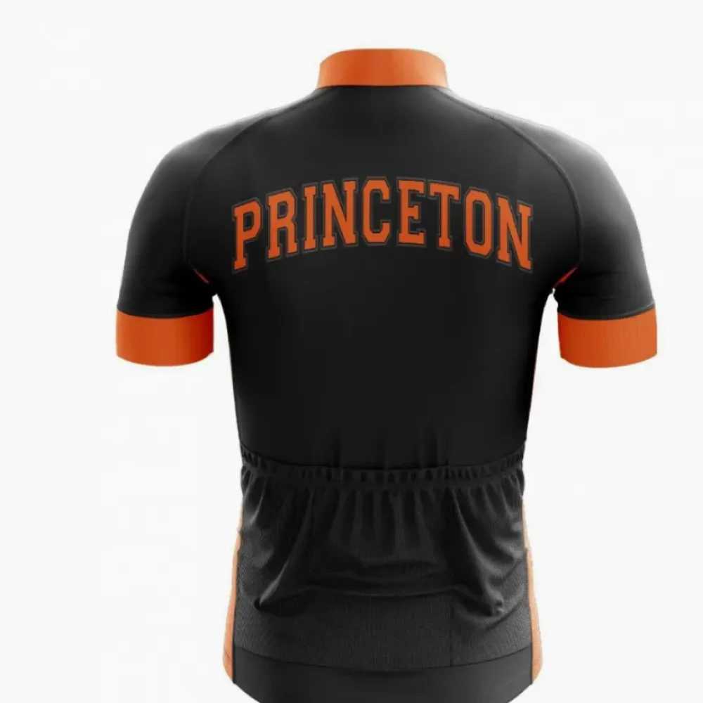 Princeton Cycling Jersey - Stylish Orange Accents / Black