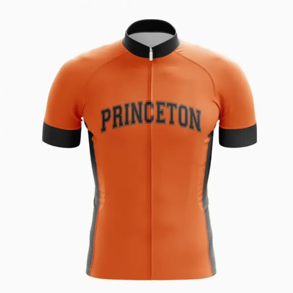 Princeton Cycling Jersey - Stylish Orange Accents / Black
