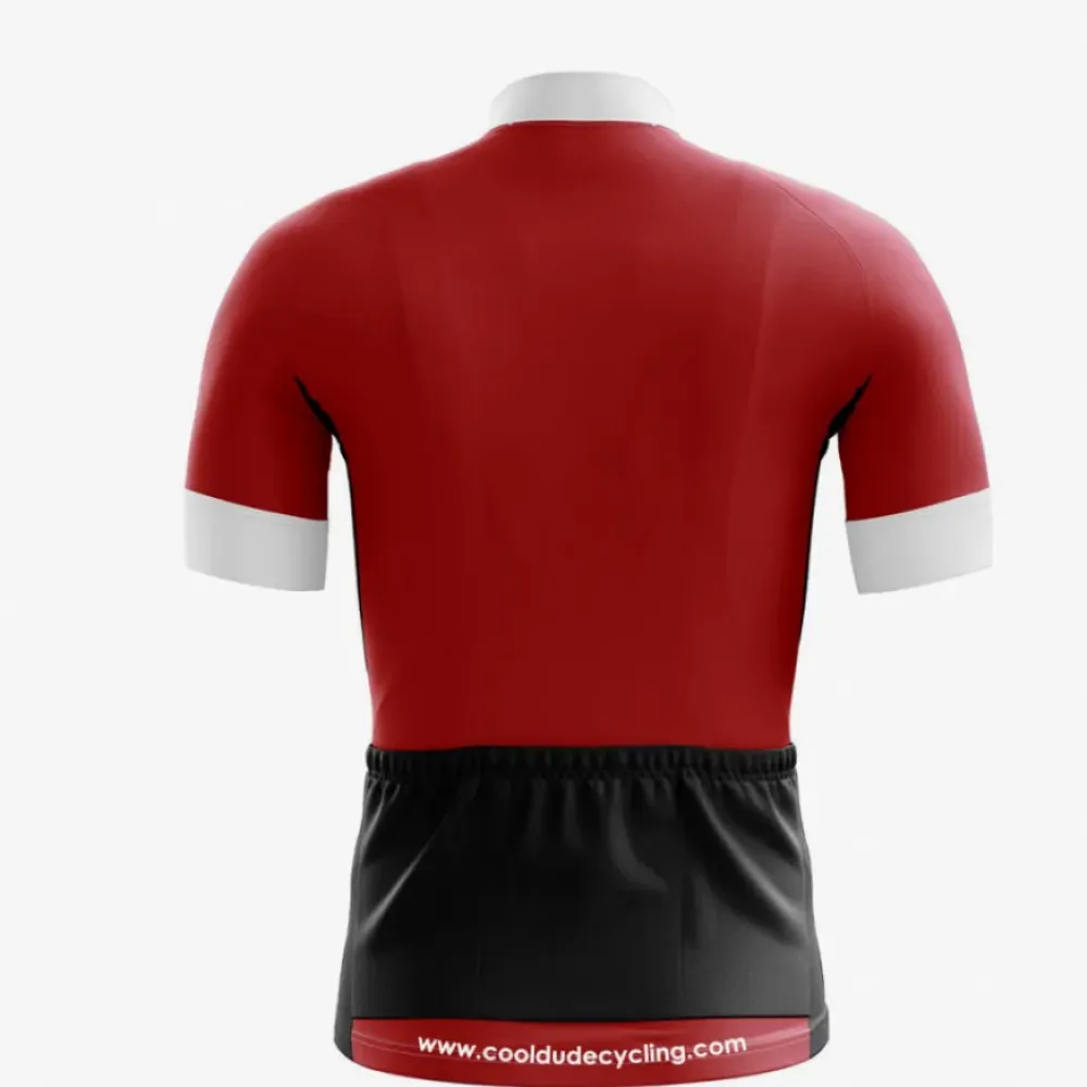 Chicago Red/Black/White Cycling Jersey