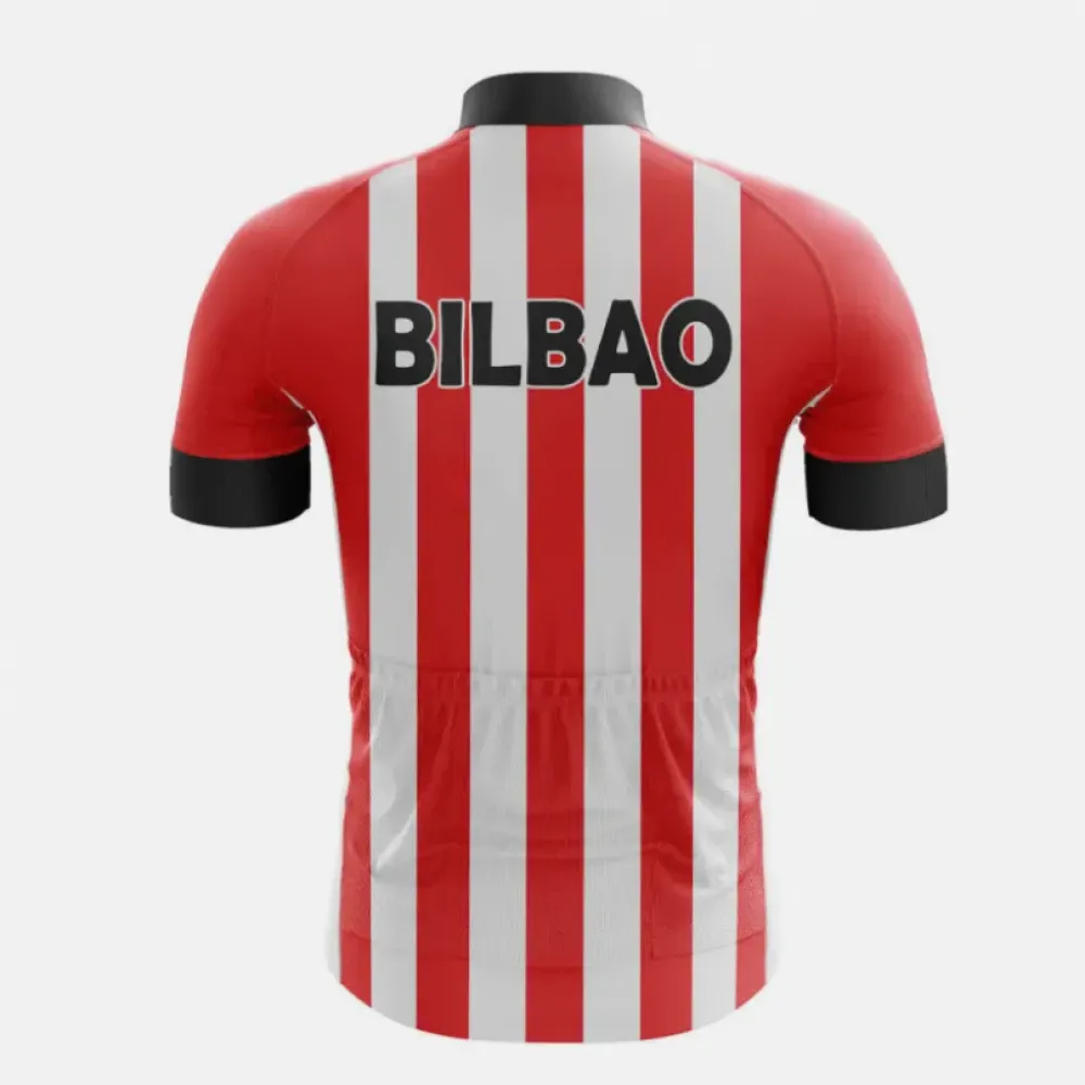 Athletic Bilbao Cycling Jersey Red/White/Black