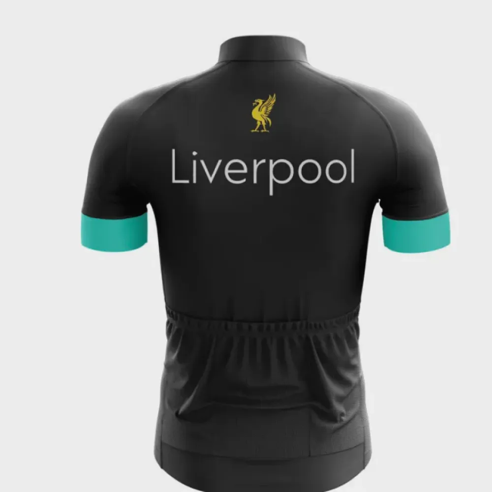 Liverpool Cycling Jersey Black/Teal
