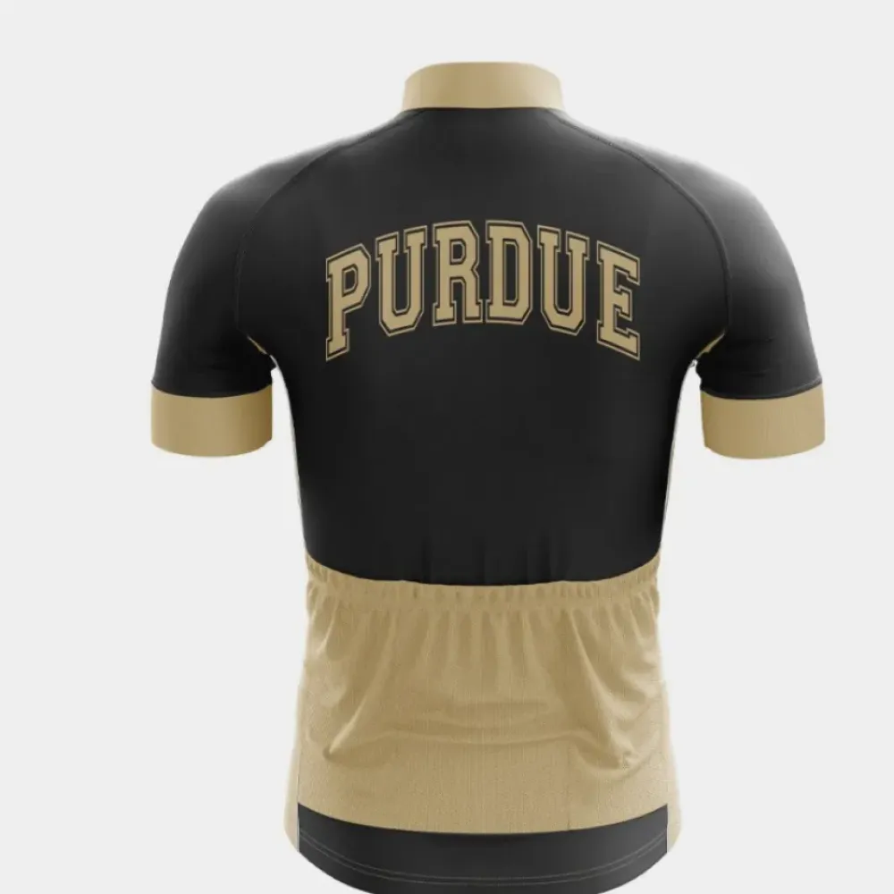 Purdue Cycling Jersey Classic Fit Gold/Black