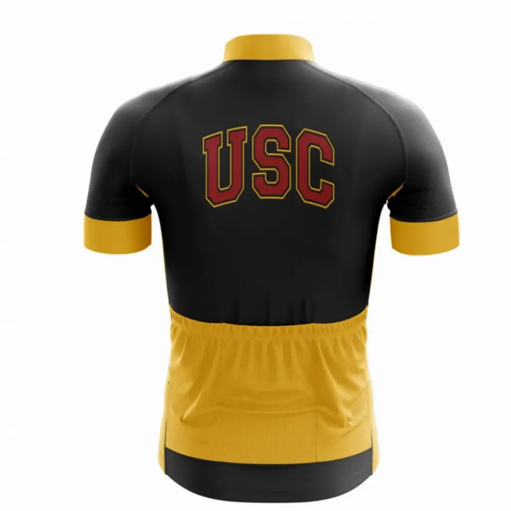 USC Cycling Jersey Short Sleeve Maroon/Gold