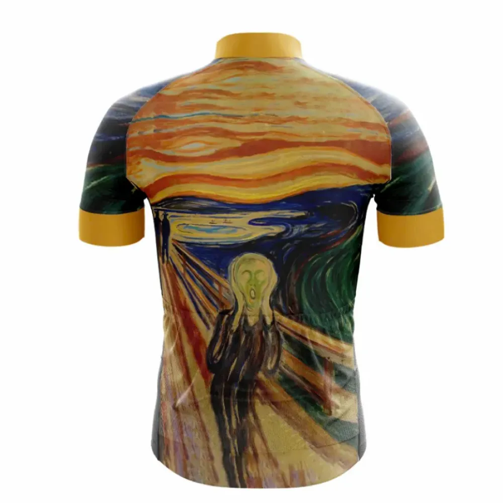 Scream Cycling Jersey Yellow/Green/Orange