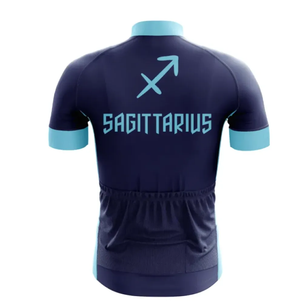 Sagittarius Cycling Jersey Navy/Teal
