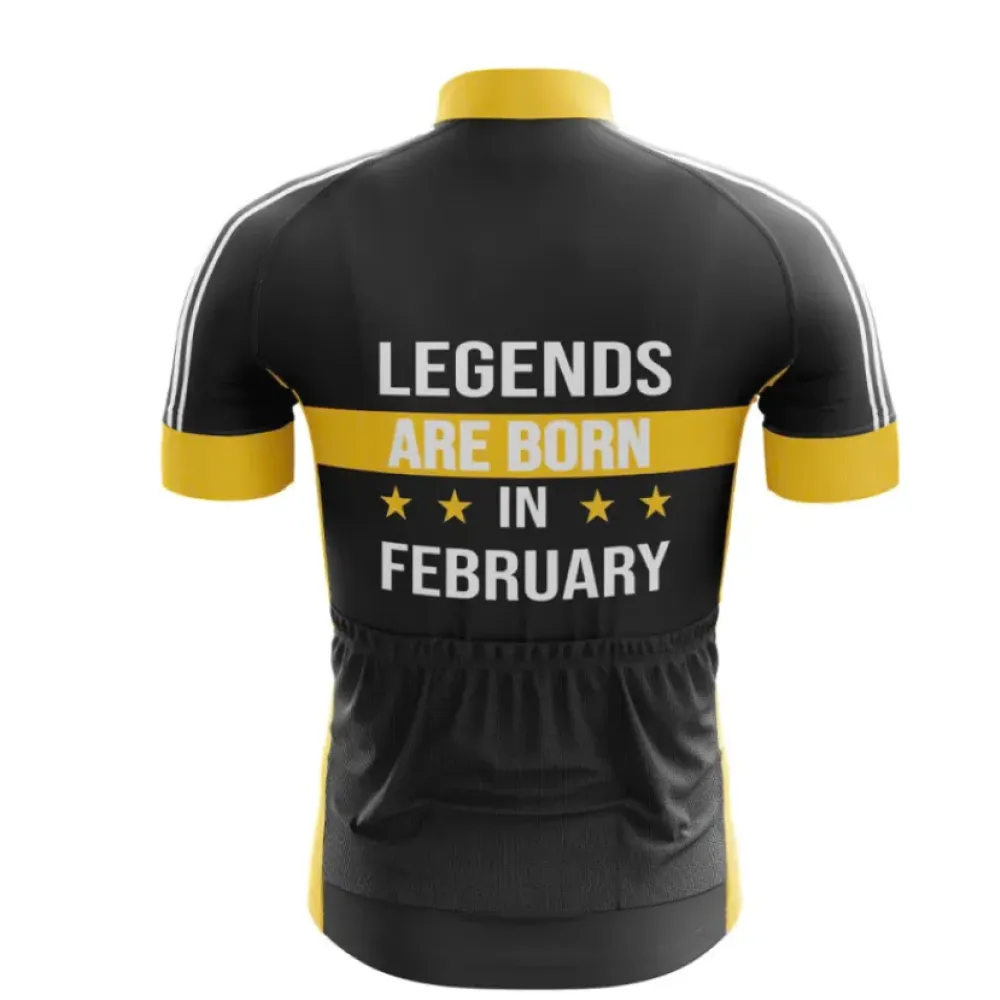 Legends Cycling Jersey Yellow/Black