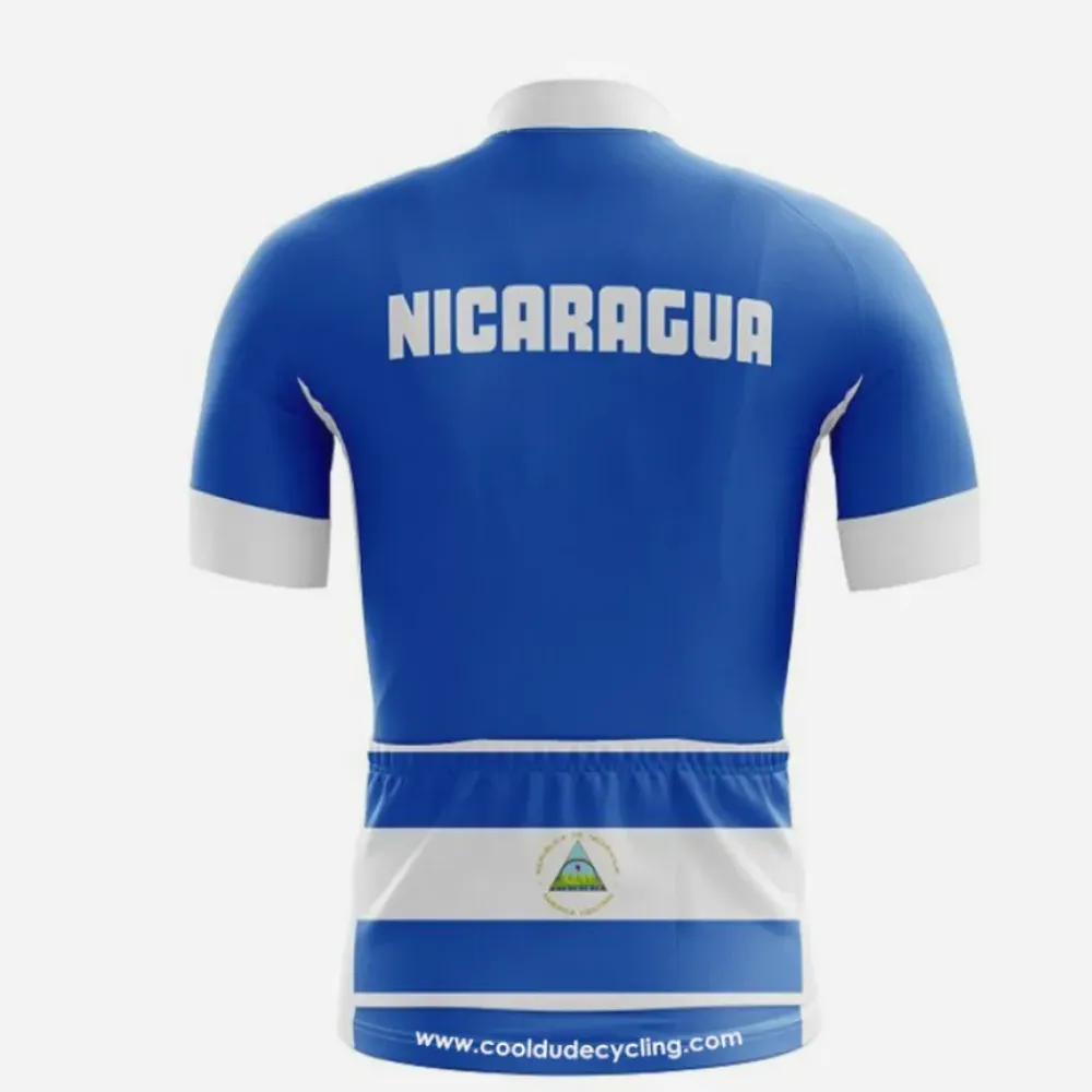 Nicaragua Cycling Jersey Blue/White/Sportswear
