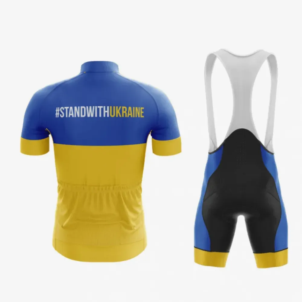 Ukrainian Support Cycling Kit Blue/Yellow
