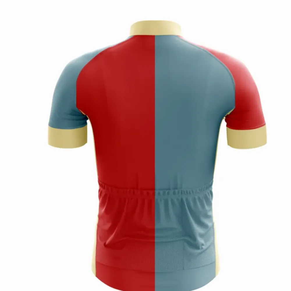 Tarantino Cycling Jersey Blue/Red/Grey