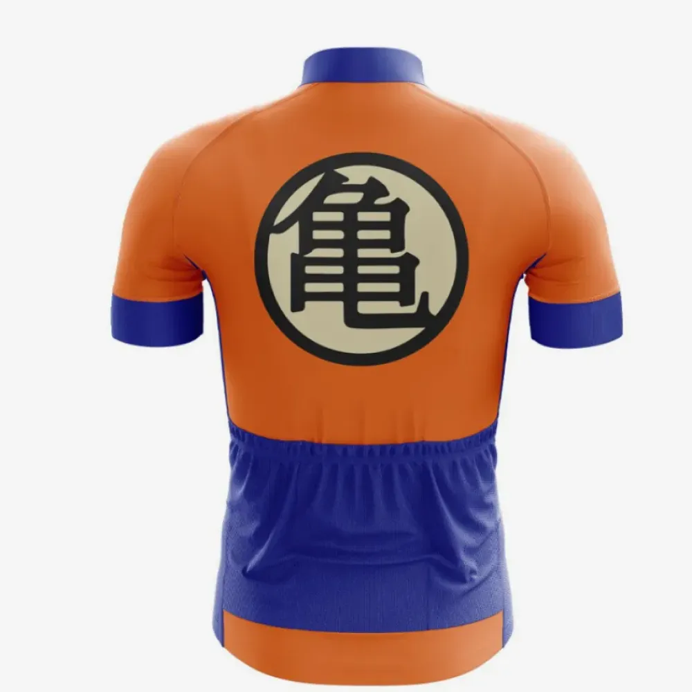 Dragon Ball Goku Orange/Blue Cycling Jersey