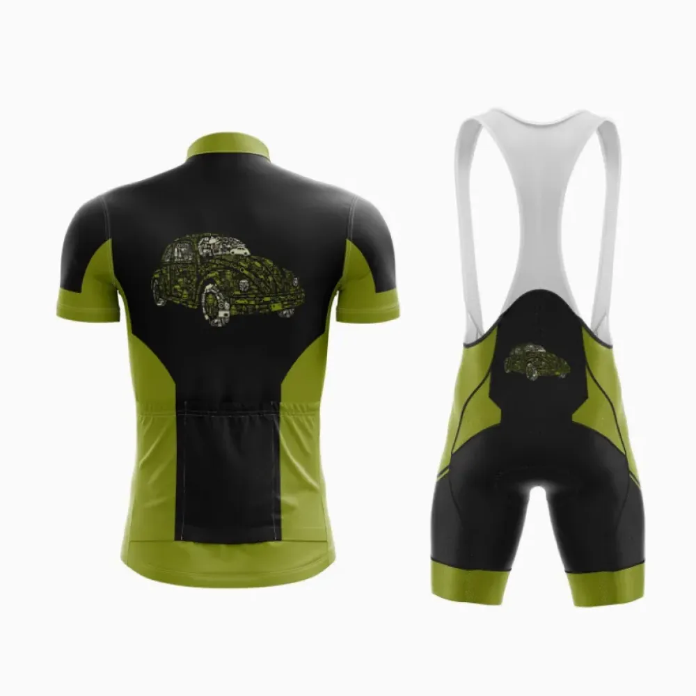 VW Beetle Cycling Kit Black/Green