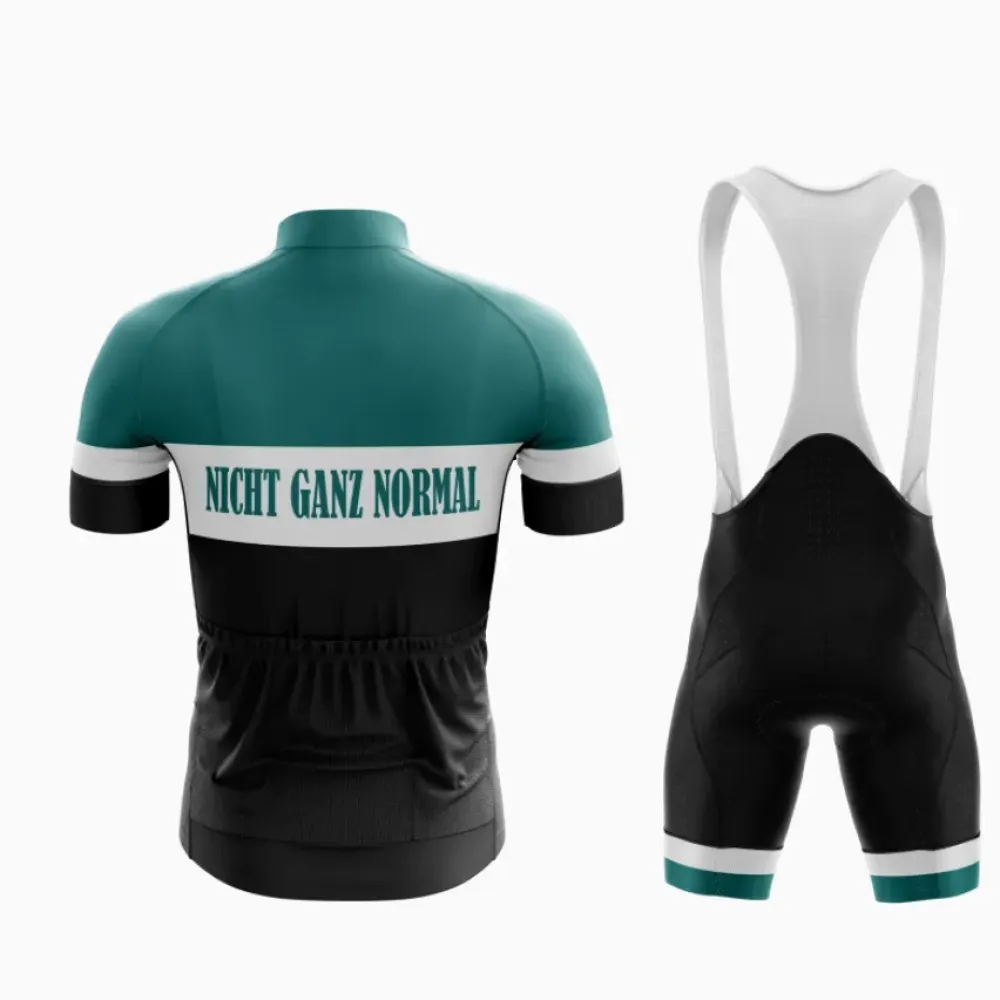 Nicht Ganz Normal Cycling Kit Turquoise/Black/White
