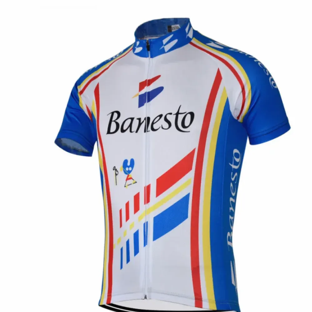 Banesto Pro Cycling Jersey Bold Red/Blue/Yellow