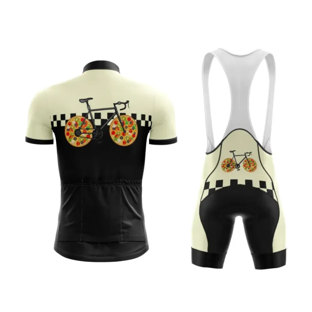Pizza Bike Cycling Kit Cream/Black