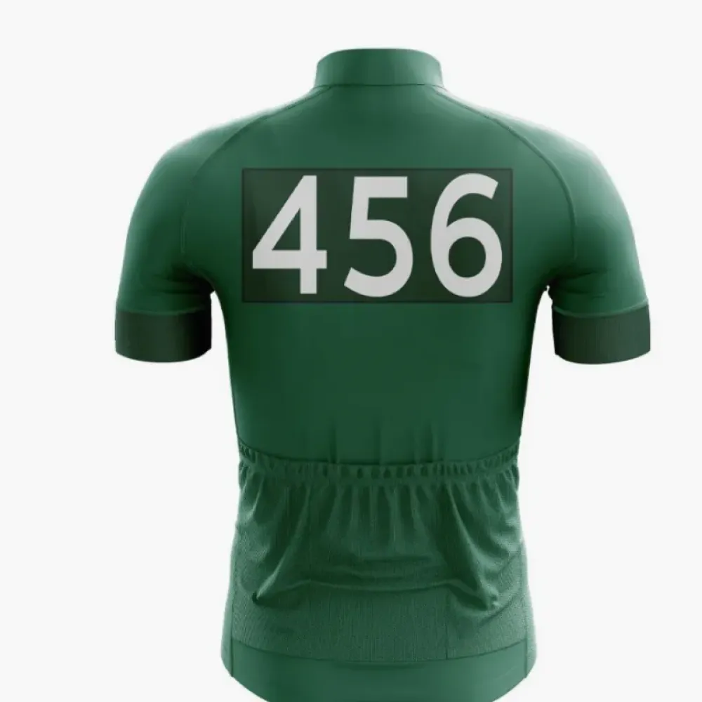 Retro Sports Dark Green/White Cycling Jersey