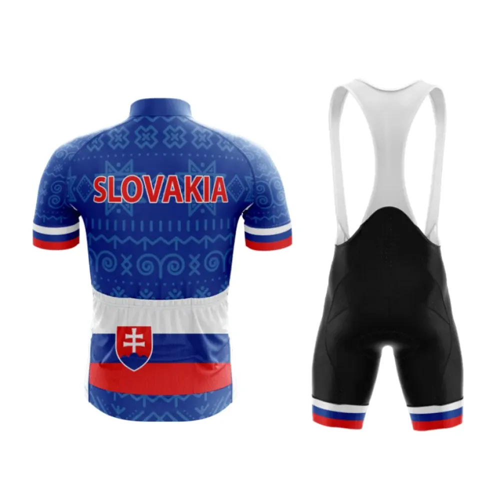 Slovakia Cycling Kit Blue/Red/White