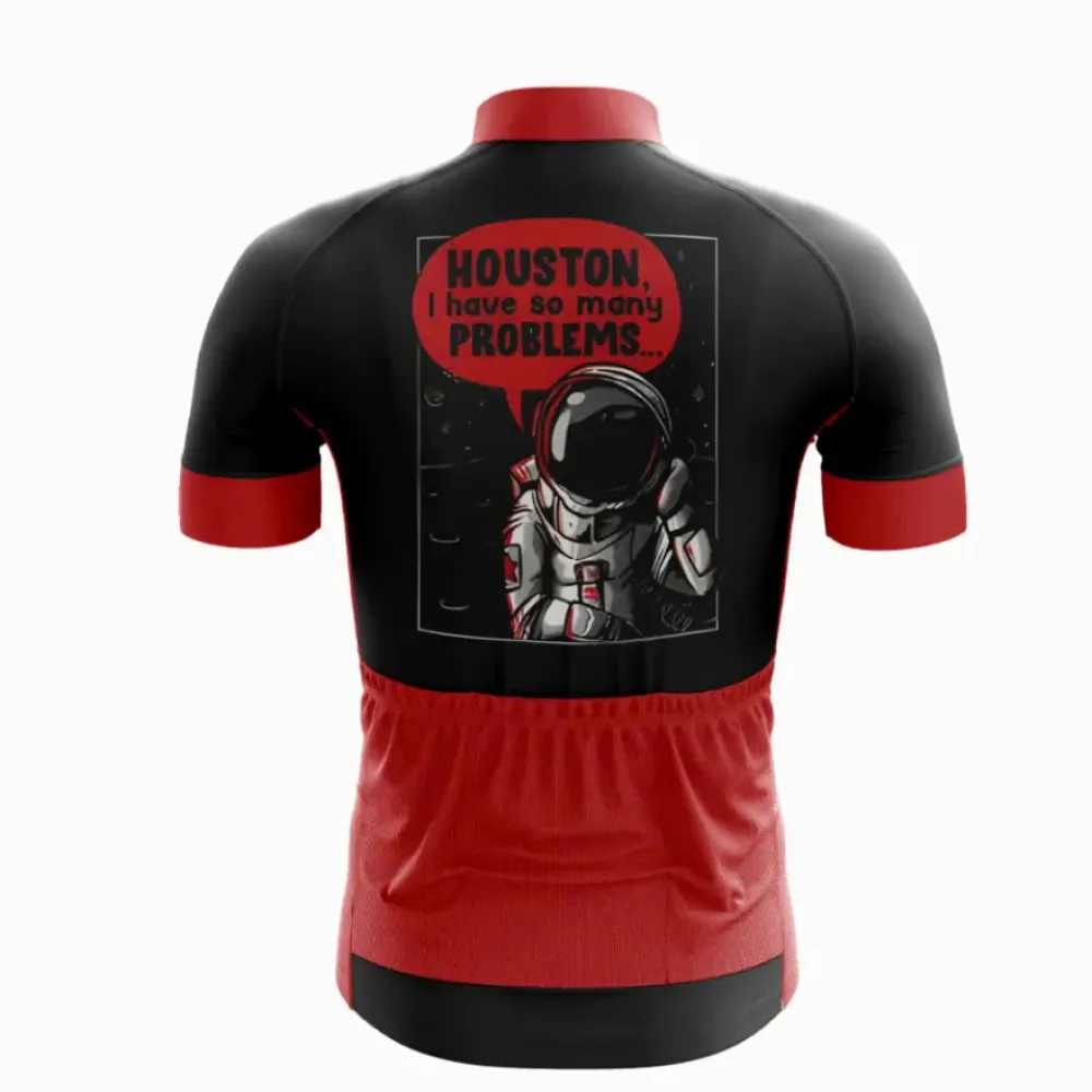 SpaceCraft Cycling Jersey Black/Red