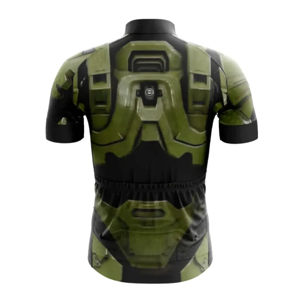 Halo Master Chief Cycling Jersey Green/Black
