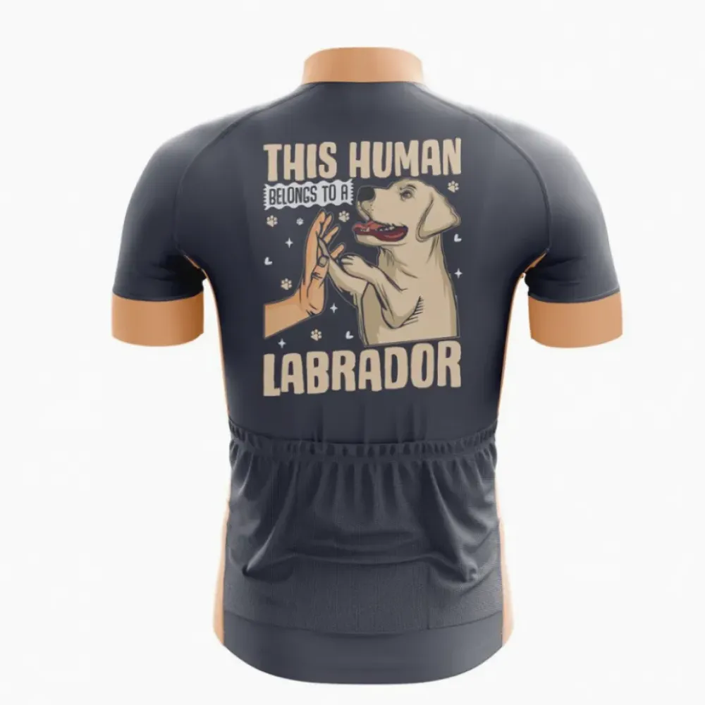 Labrador Cycling Jersey Navy/Tan/Beige