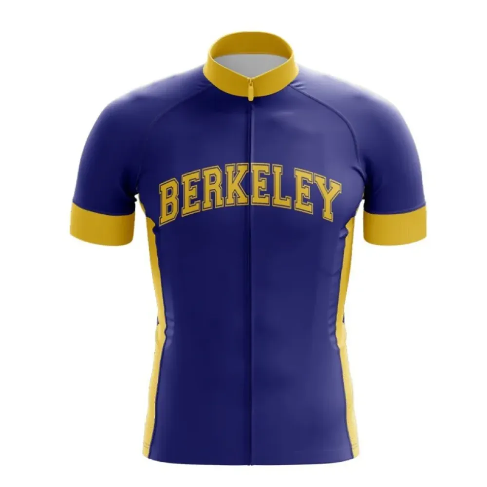 Berkeley Pro Cycling Jersey Yellow/Navy