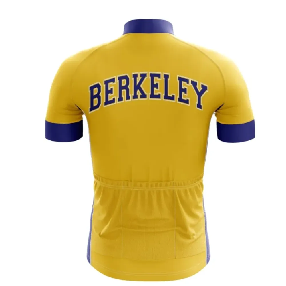 Berkeley Pro Cycling Jersey Yellow/Navy