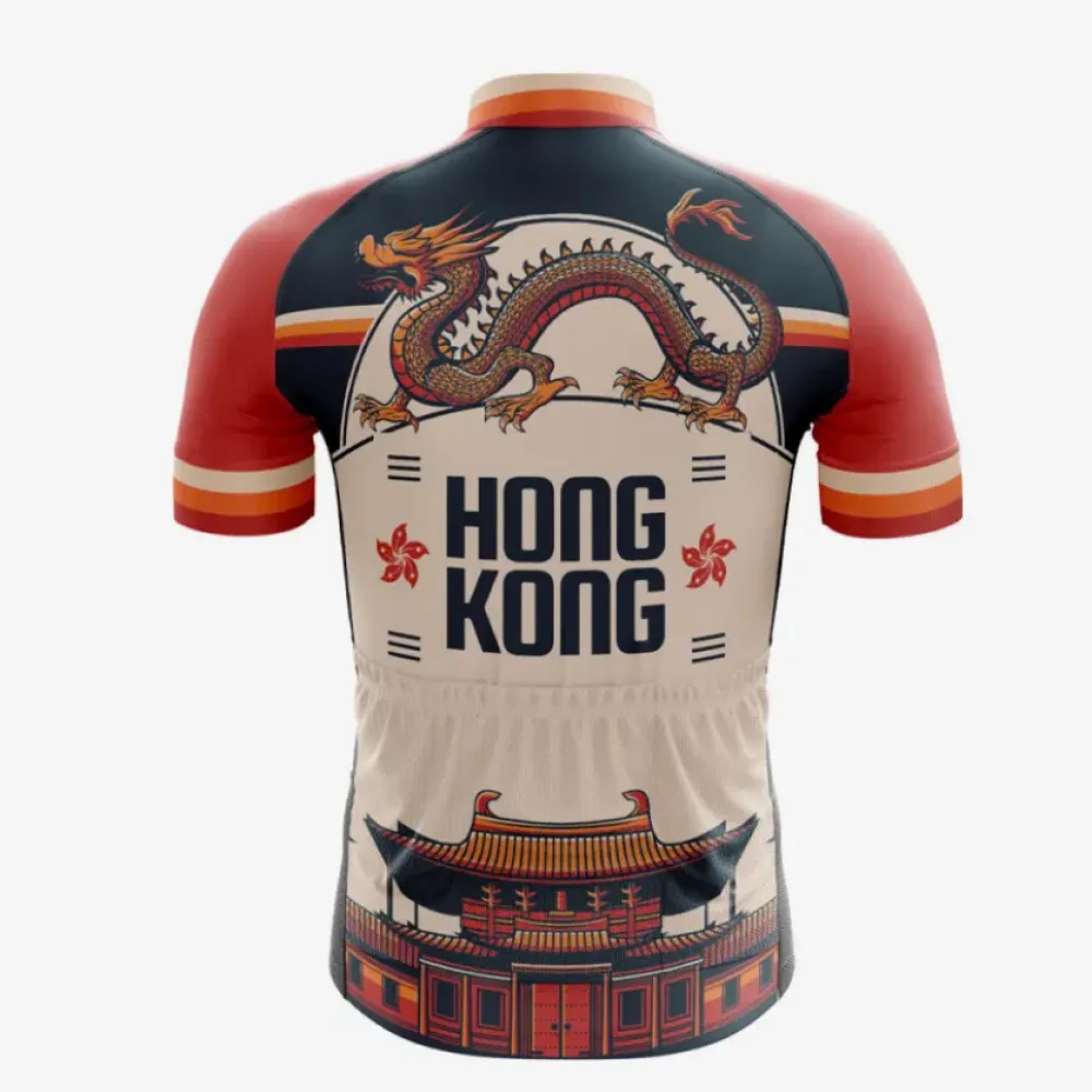Hong Kong Cycling Jersey Dragon/Red/Black