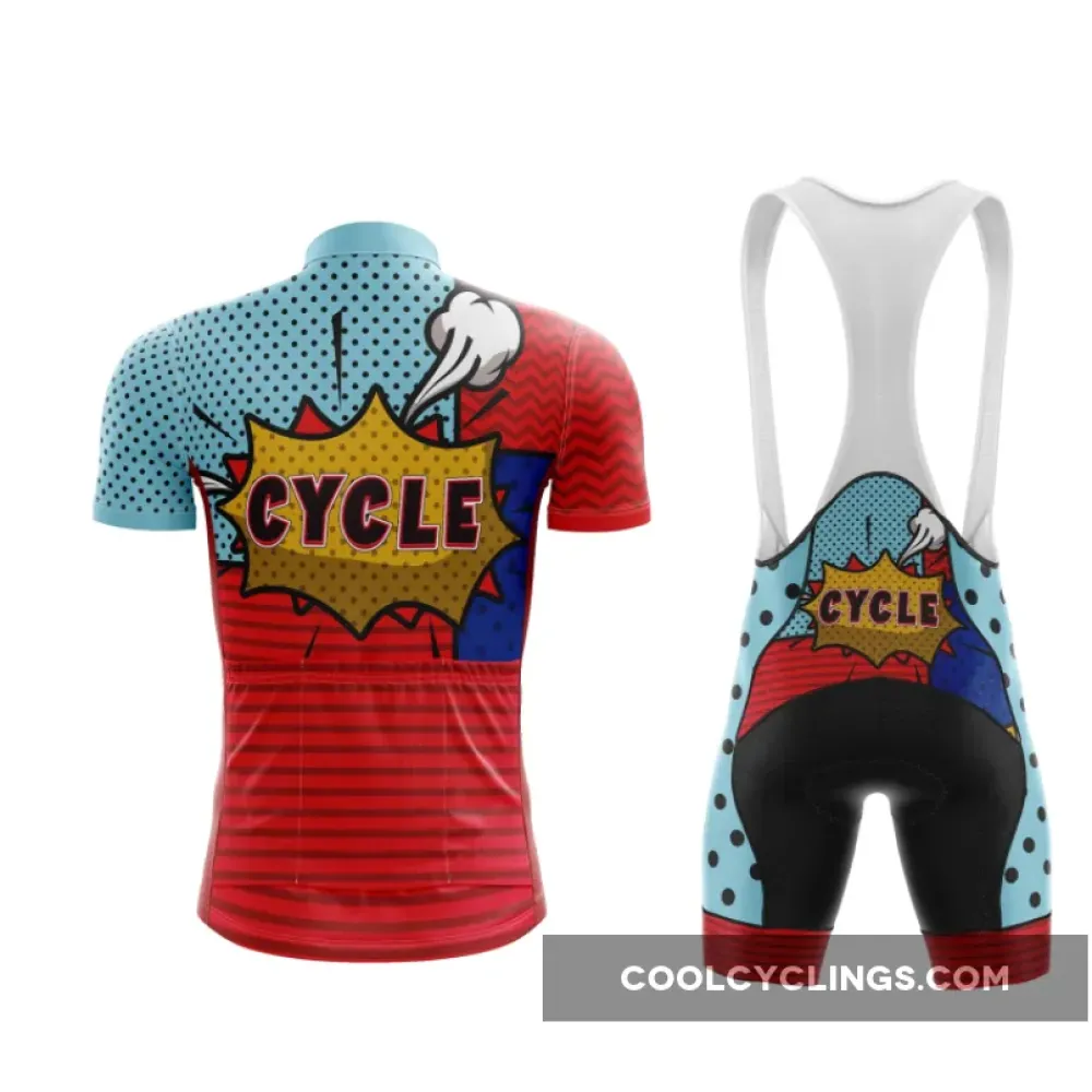 Cycle Matrix Bold Pop Art Blue/Red/Gold