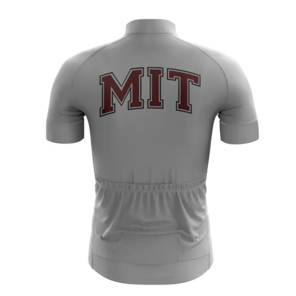 MIT Cycling Gear Short-Sleeved Jersey Gray/Red