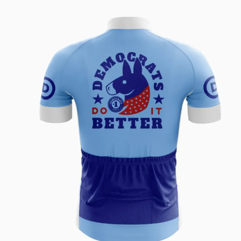 Democrat Jersey Blue/Red/White