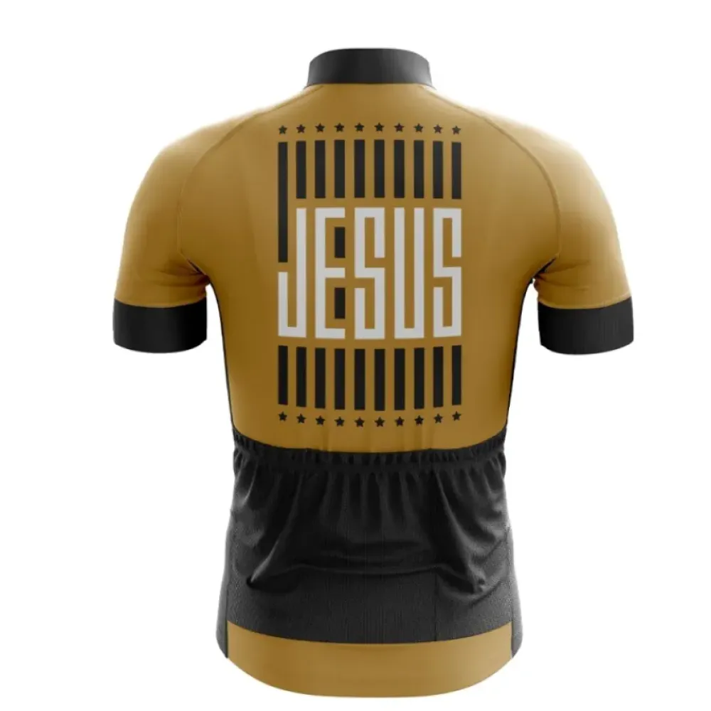 Linear Savior Cycling Jersey Gold/Black
