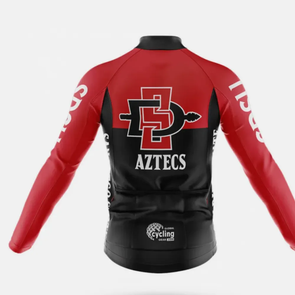San Diego State University Cycling Jersey Version 2 Red/Black/White
