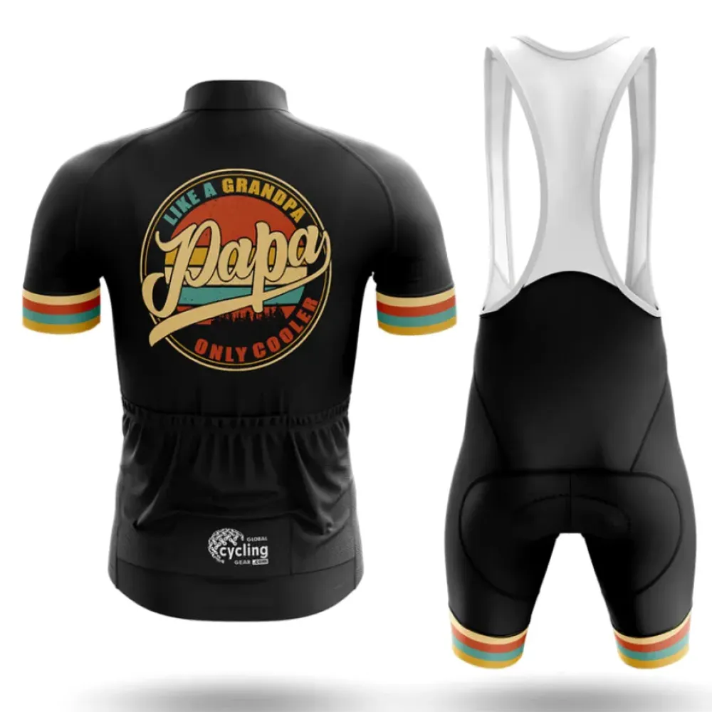 Cycling Bibs Cool White/Black/Gold