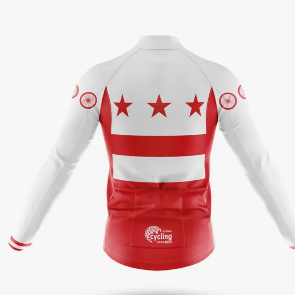 DC Flag Cycling Kit Full Set Stars and Stripes Red/White/Black