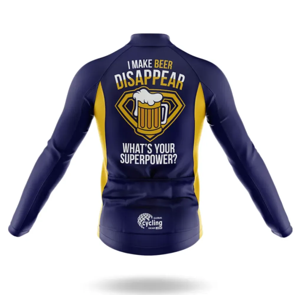 Cycling Kit Beer Disappear Navy/Yellow/White