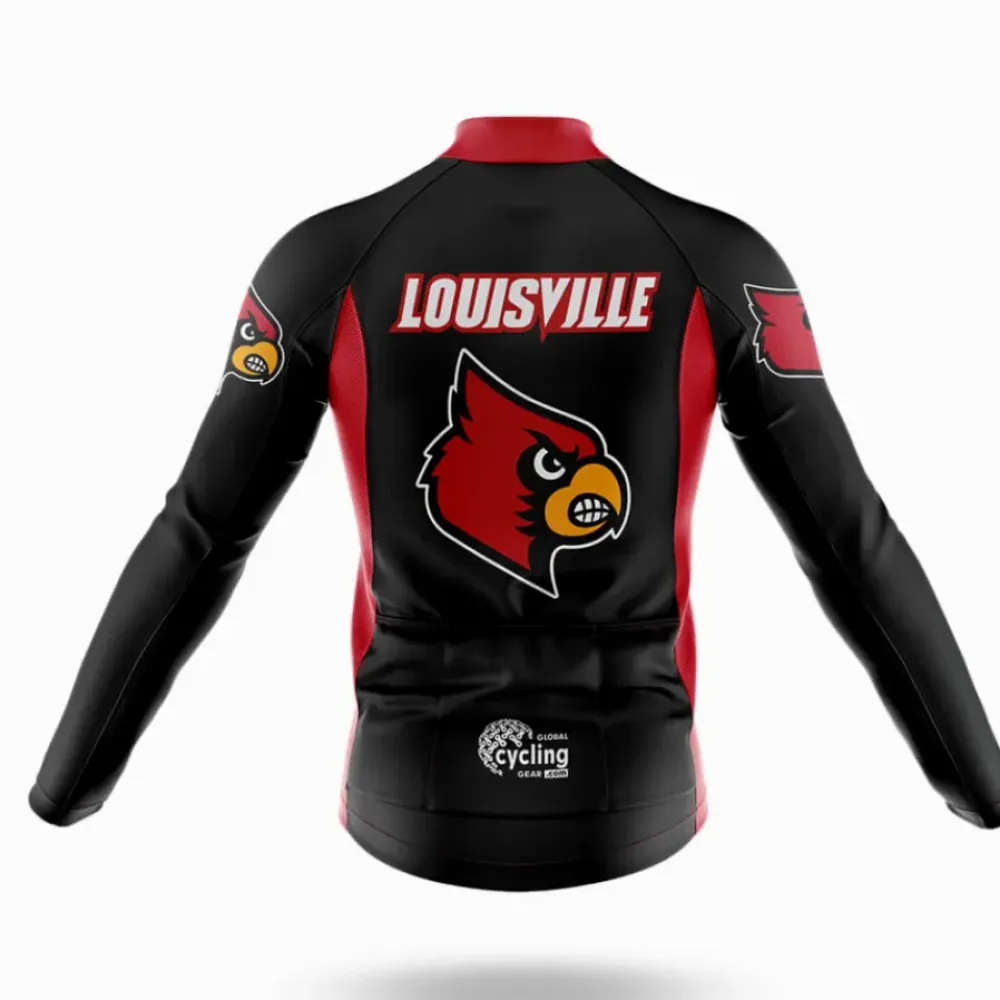 Louisville Cardinals Cycling Jersey Black/Red/White