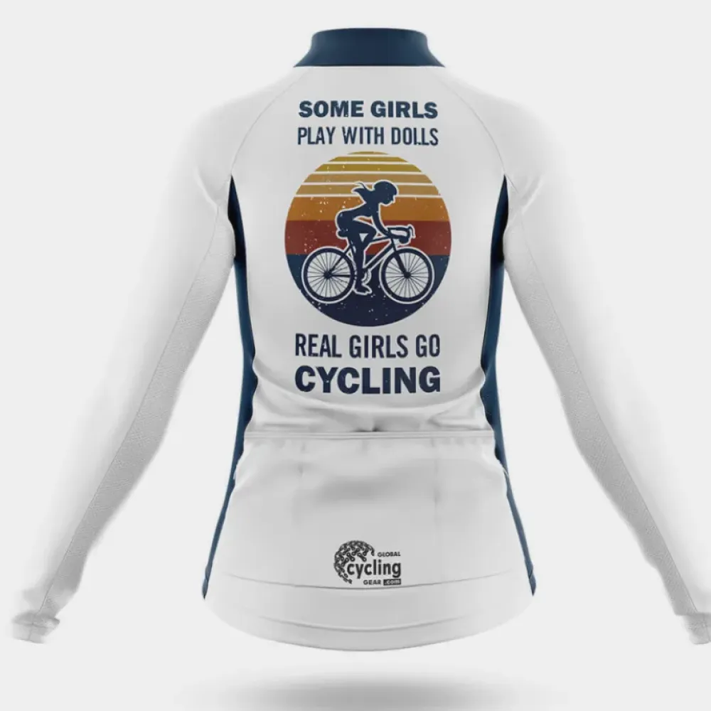 Real Girls Go Cycling V4 Cycling Kit White/Black/Navy