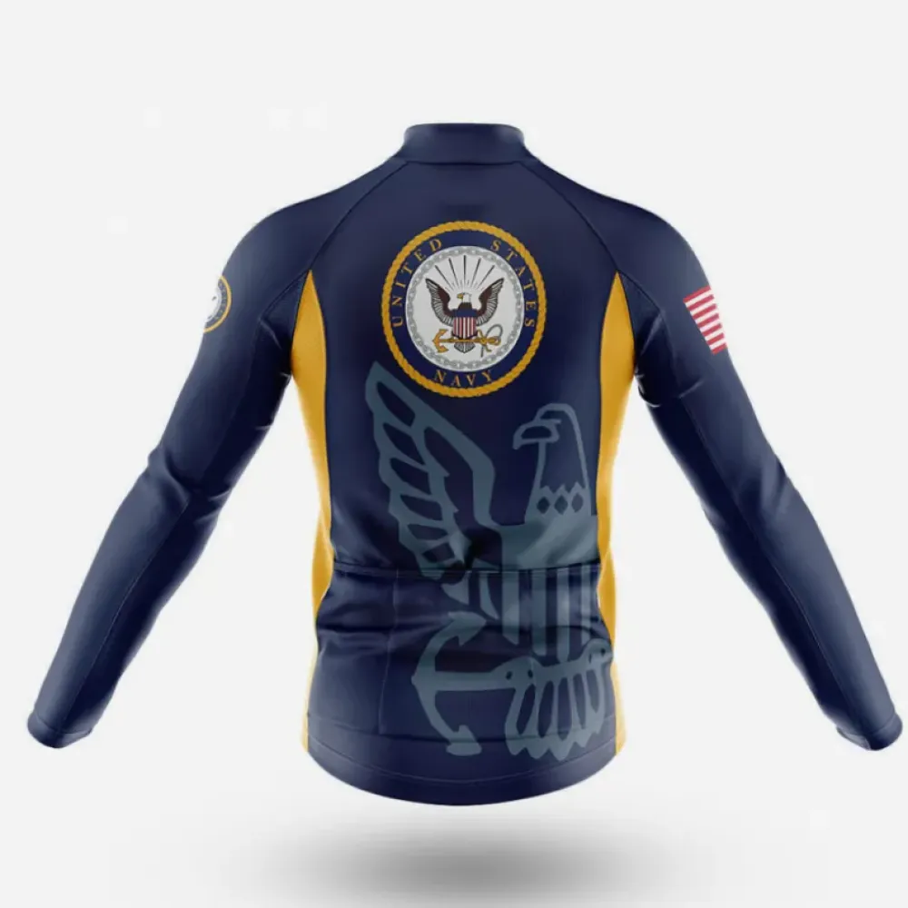 U.S. Navy Cycling Bibs Military Navy/Gold/White