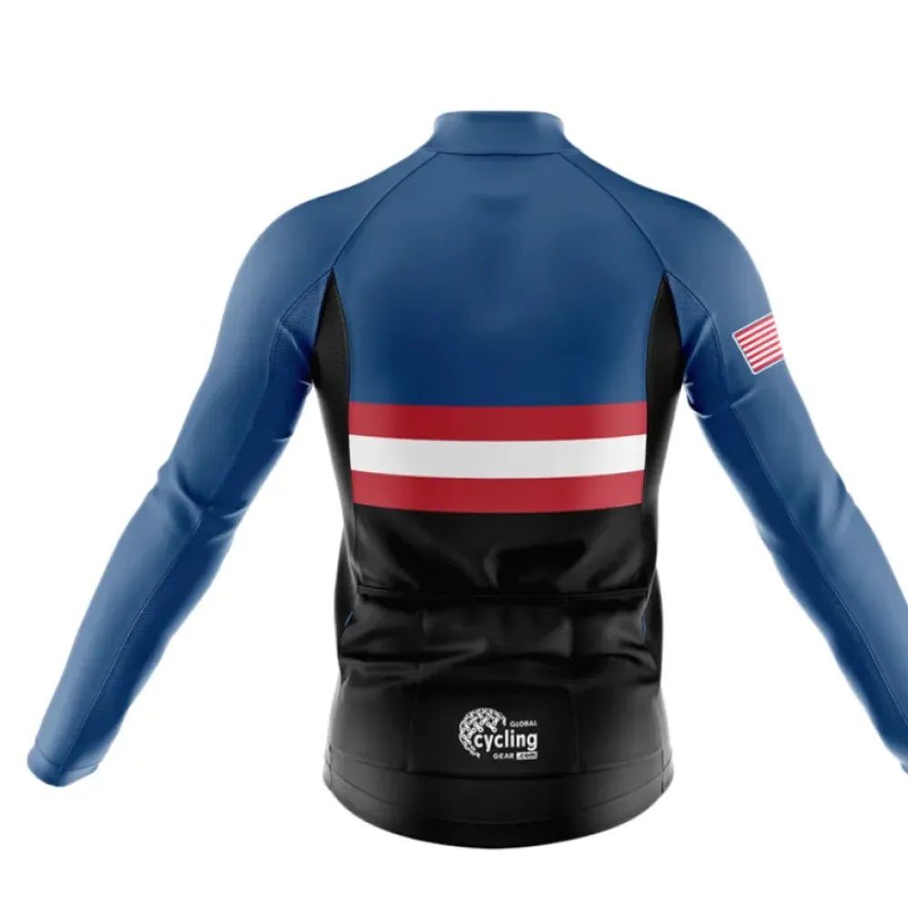 USA S26 Cycling Kit American Flag Navy/Red/White