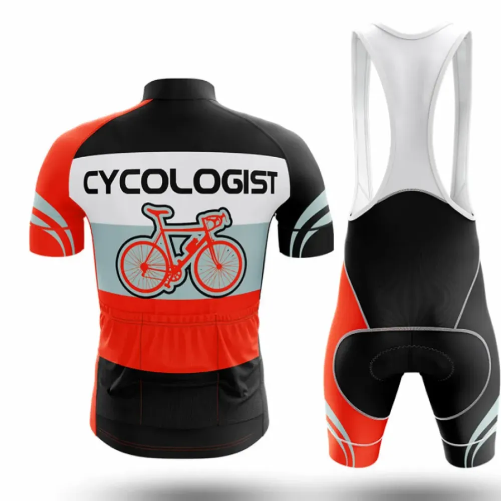 Cycologist Cycling Jersey Breathable Orange/Black/Grey