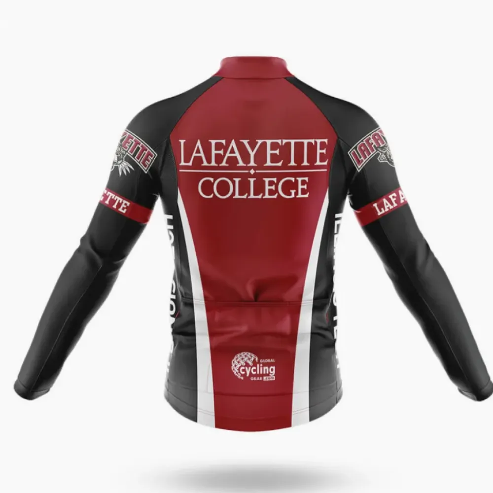 Lafayette College Cycling Bibs Comfortable Black/Red/White